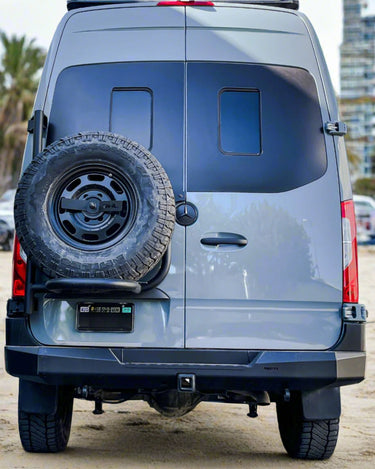 48002741| Rear Bumper with Hitch | Mercedes Sprinter 2019-Current